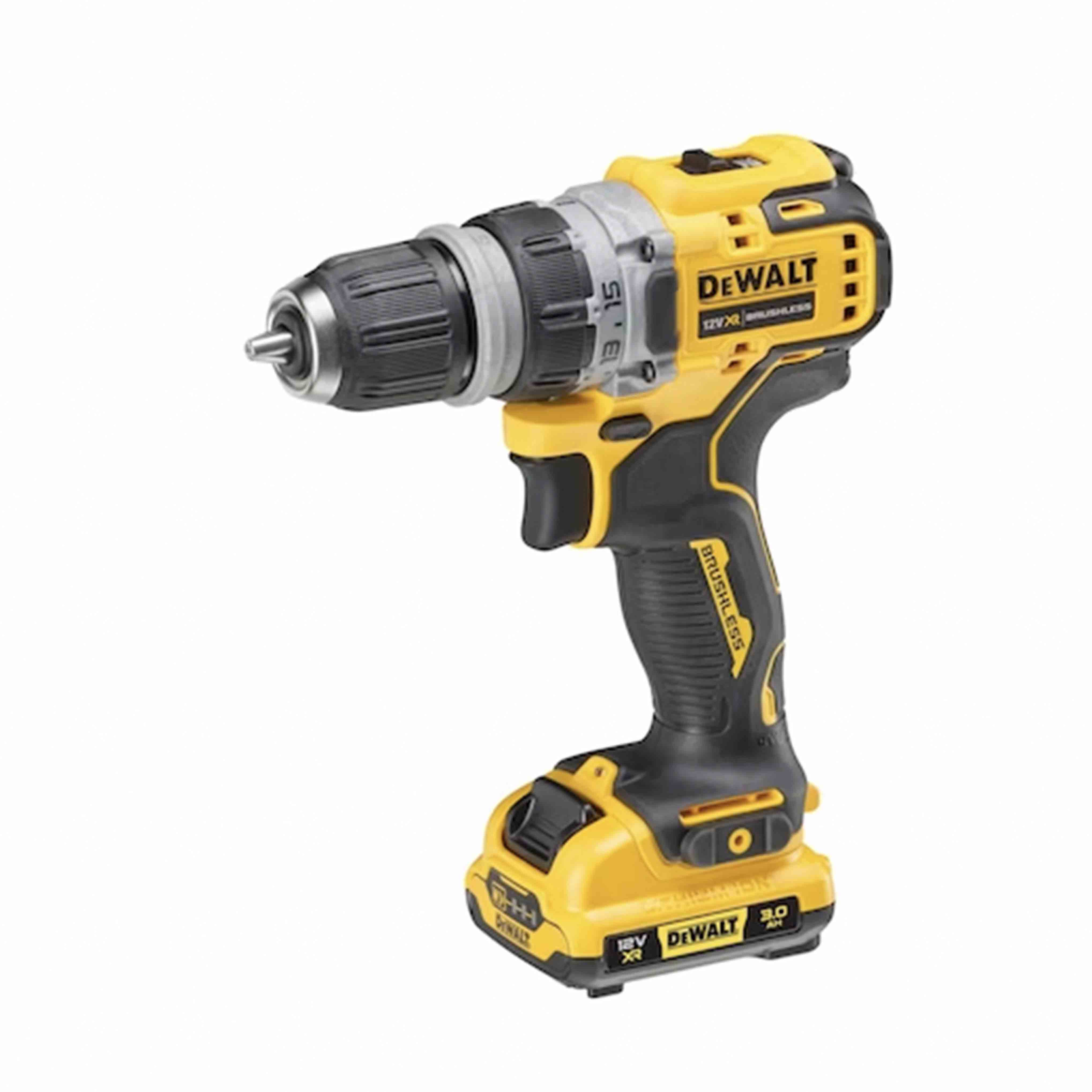 Trapano avvitatore XR 12v 2 batterie 3.0Ah con mandrino intercambiabile auto-serrante e attacco 1/4″ F in VALIGETTA TSTACK e ACCESSORI - DeWALT - DCD703L2T-QW Trapano avvitatore XR 12v 2 batterie 3.0Ah con mandrino intercambiabile auto-serrante e attacco 1/4″ F in VALIGETTA TSTACK e ACCESSORI - DeWALT - DCD703L2T-QW